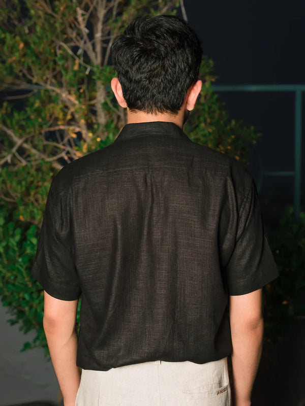 Solid Linen Resort Shirt