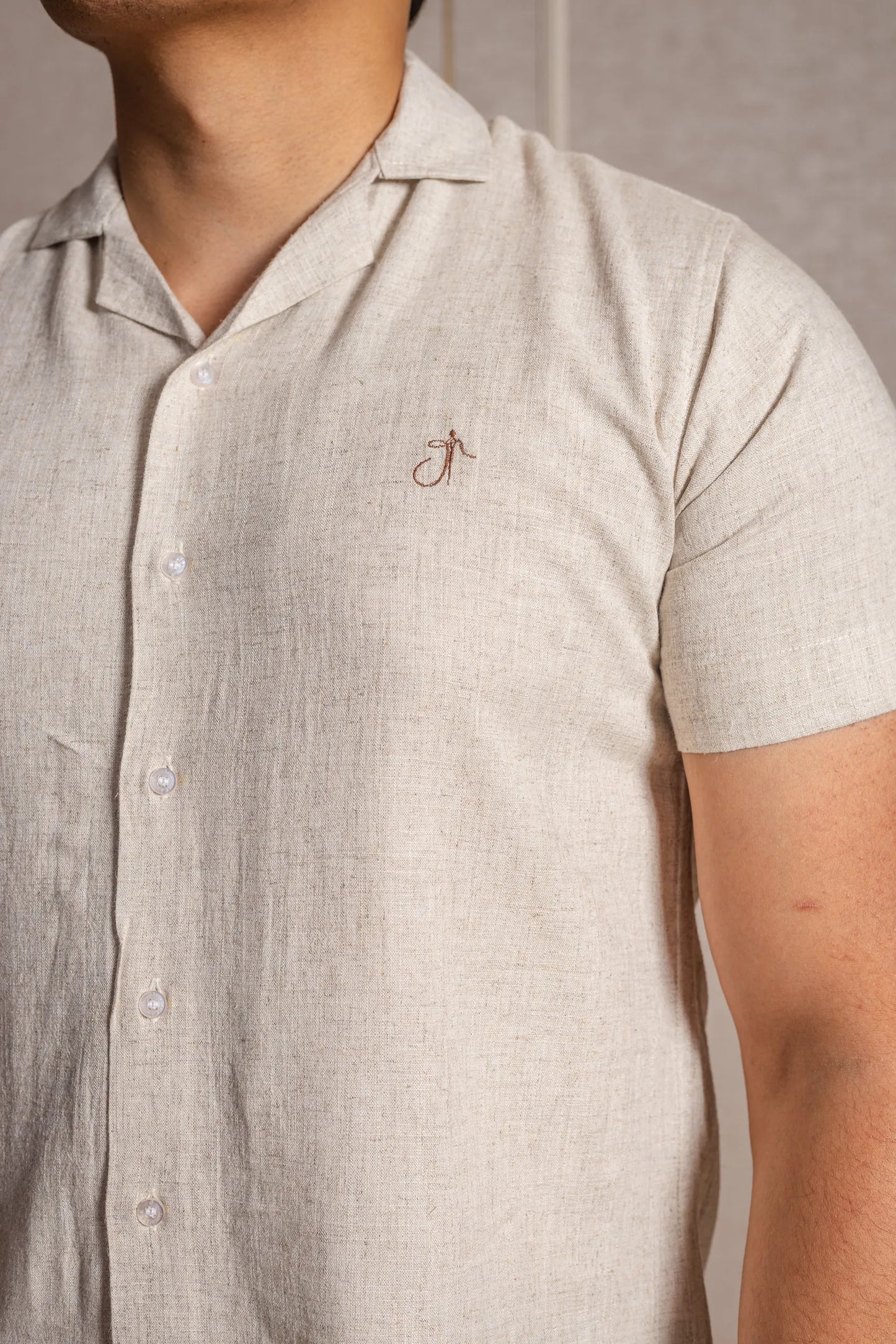 Solid Linen Resort Shirt