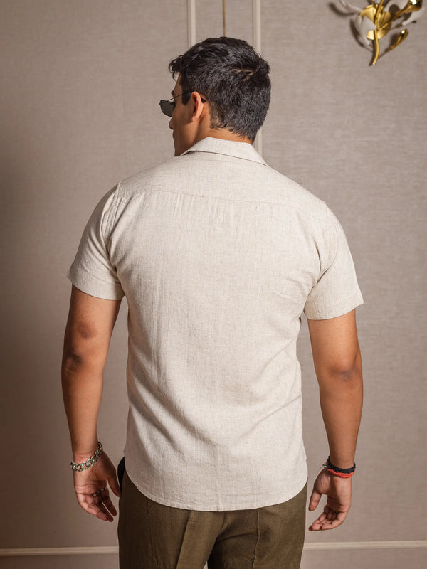 Solid Linen Resort Shirt