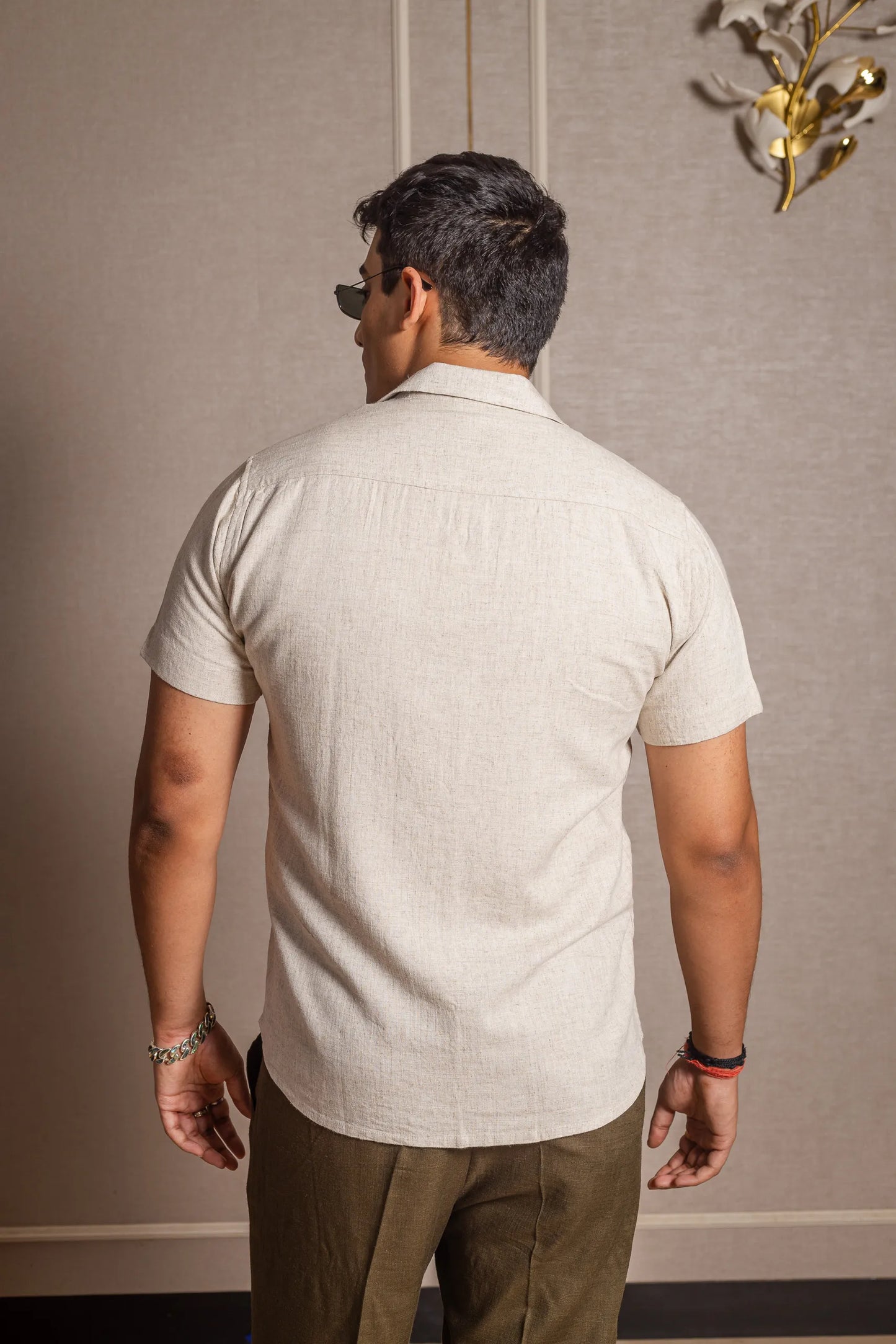 Solid Linen Resort Shirt