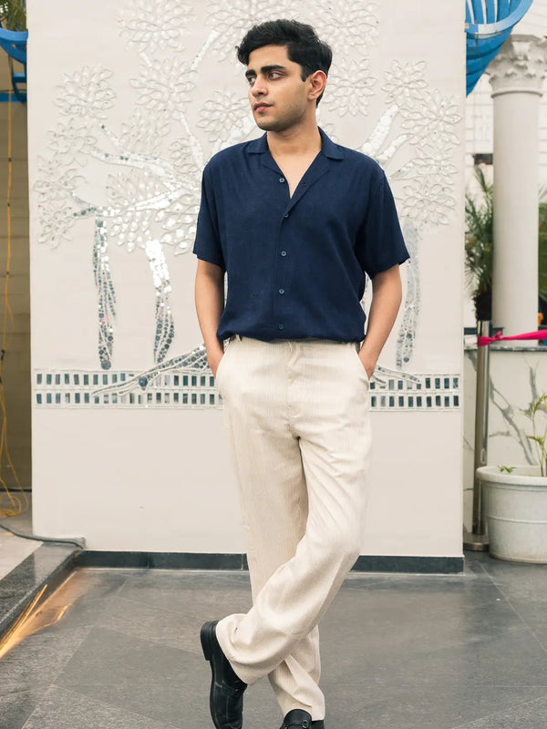 Solid Linen Resort Shirt