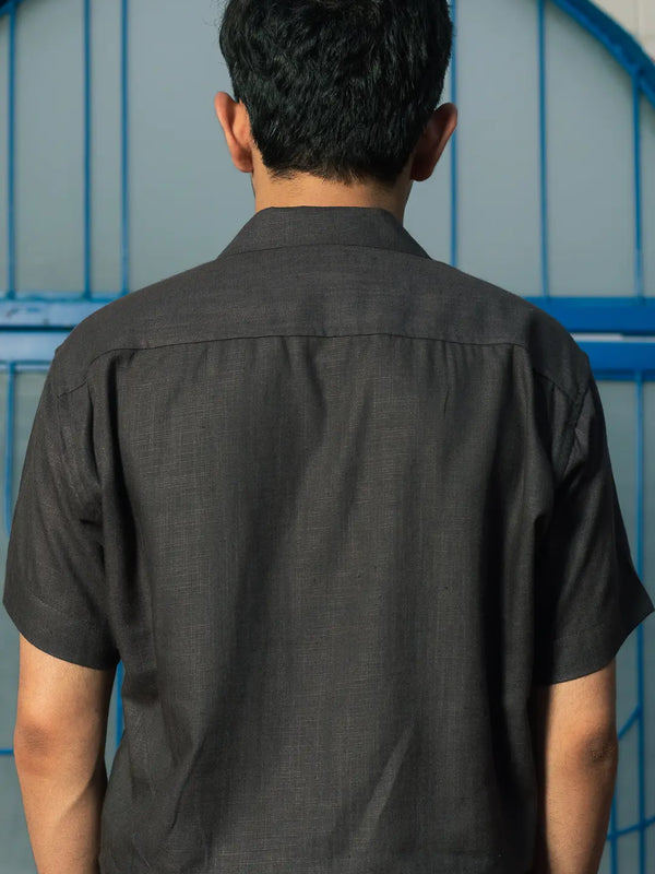 Solid Linen Resort Shirt