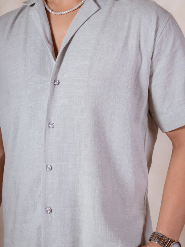 Solid Linen Resort Shirt