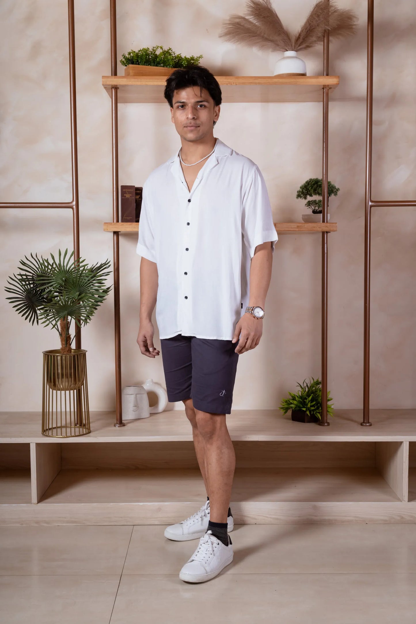 Men Relaxed Fit Chino Shorts