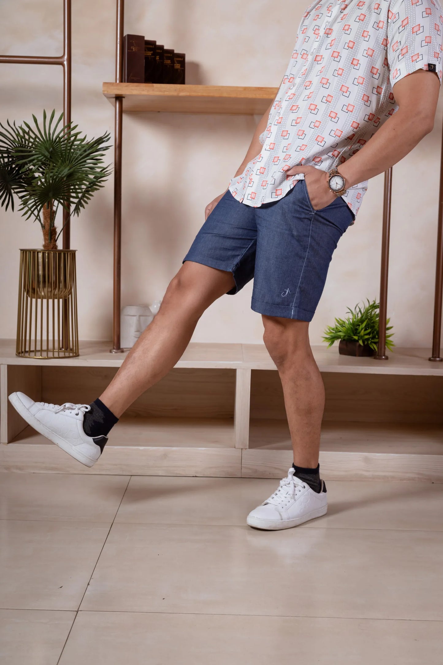 Men Denim Shorts