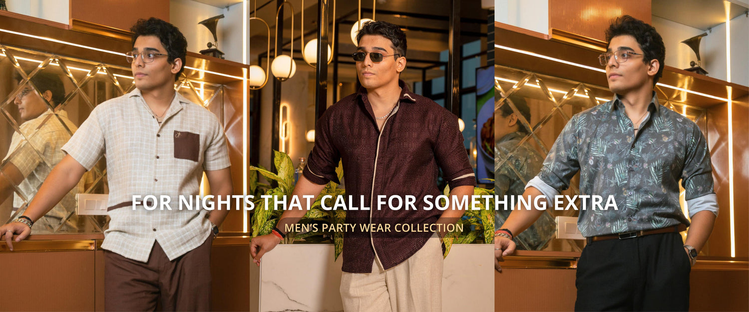 Men's party wear clothing