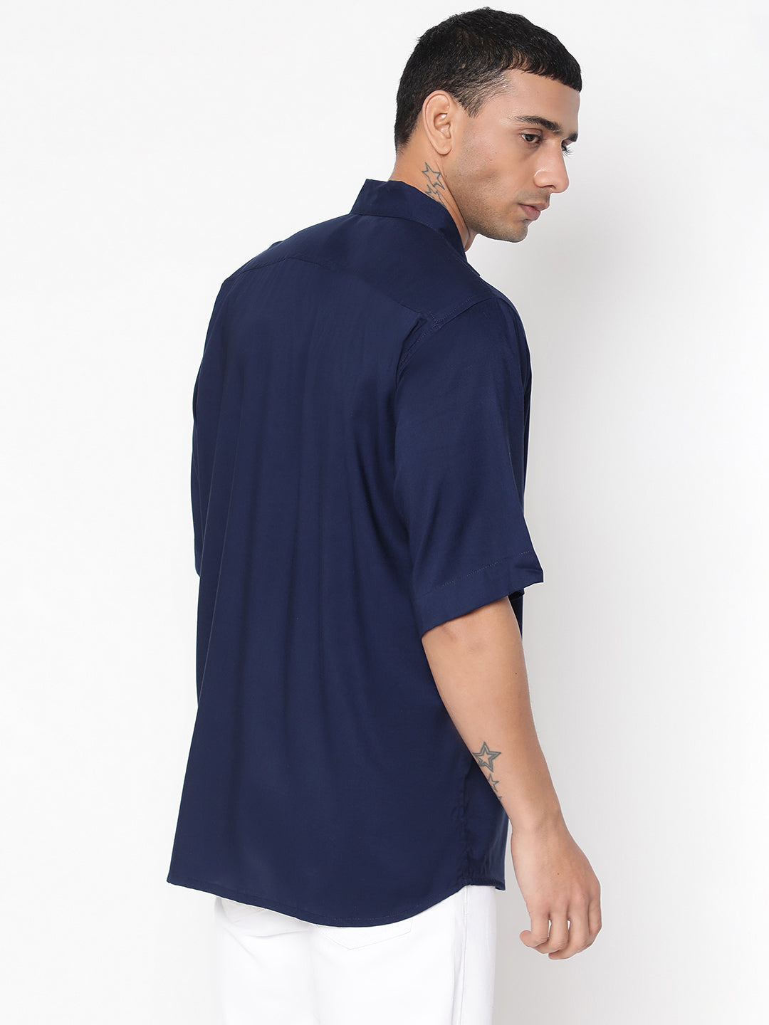 Oversized Cuban Collar Unisex Rayon Shirt