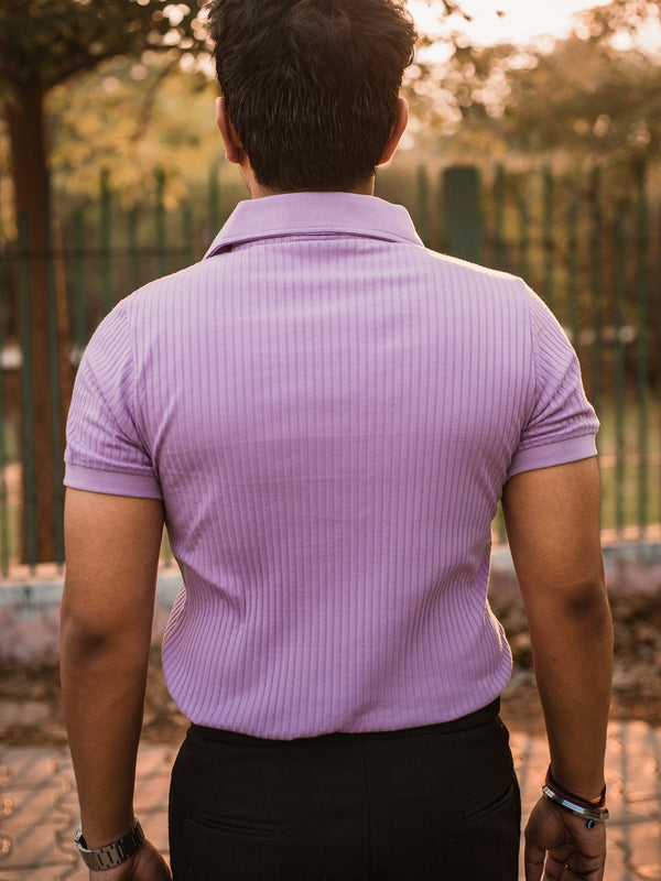 Luxury Knitted Polo T-shirt