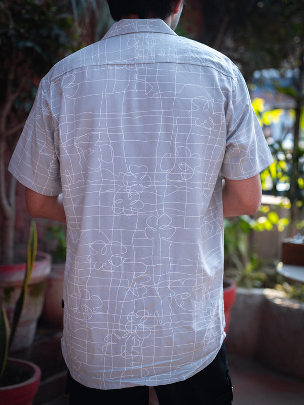 Abstract Printed Sustainable Rayon Unisex Shirt