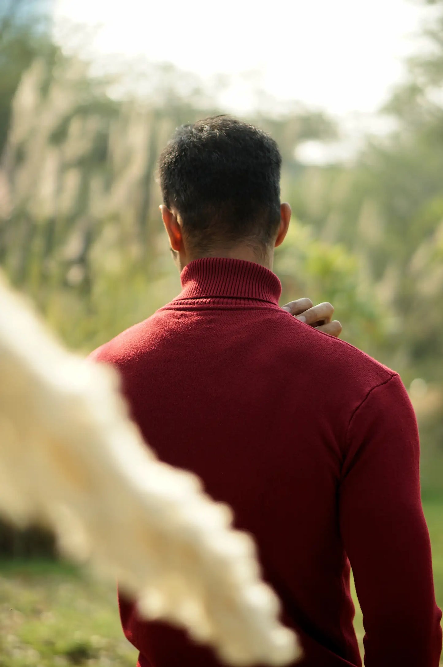 Warm Wool Blend Turtle Neck Sweater