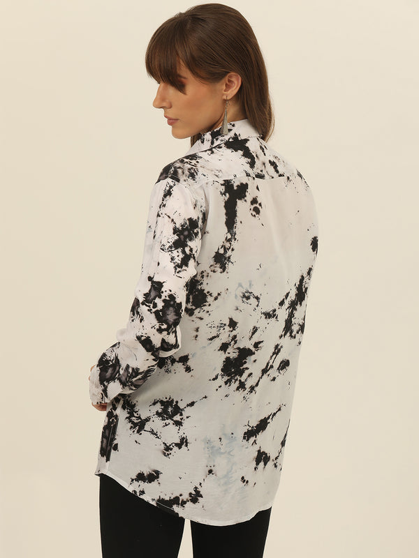 Sustainable Hand Tie Dye Women Shirt