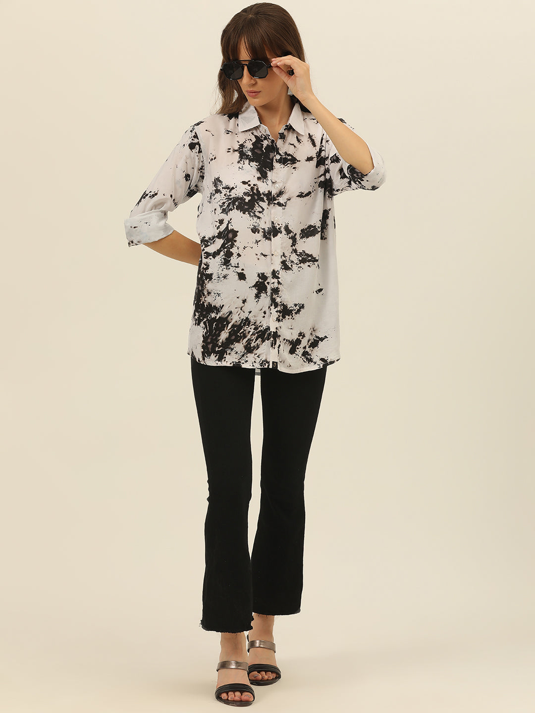 Sustainable Hand Tie Dye Women Shirt
