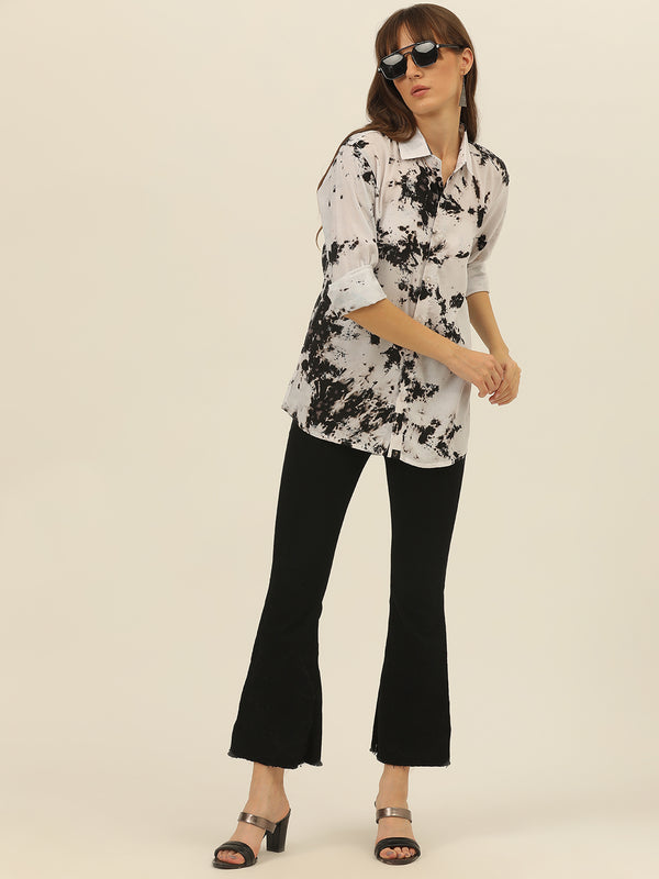 Sustainable Hand Tie Dye Women Shirt