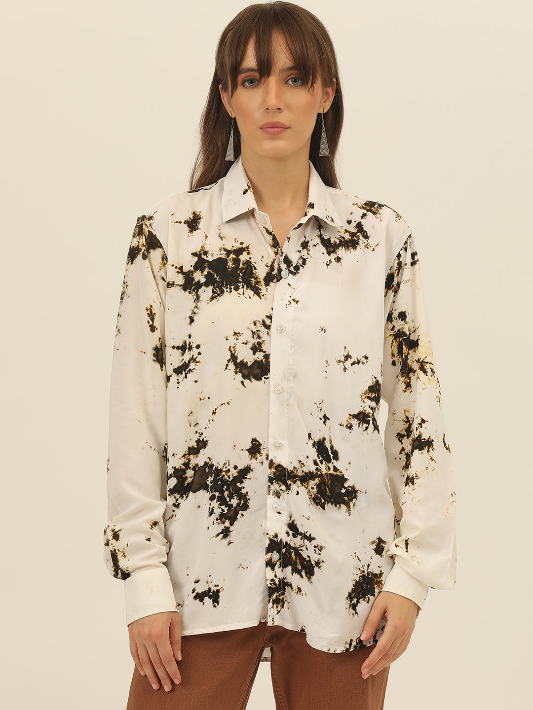 Sustainable Hand Tie Dye Women Shirt