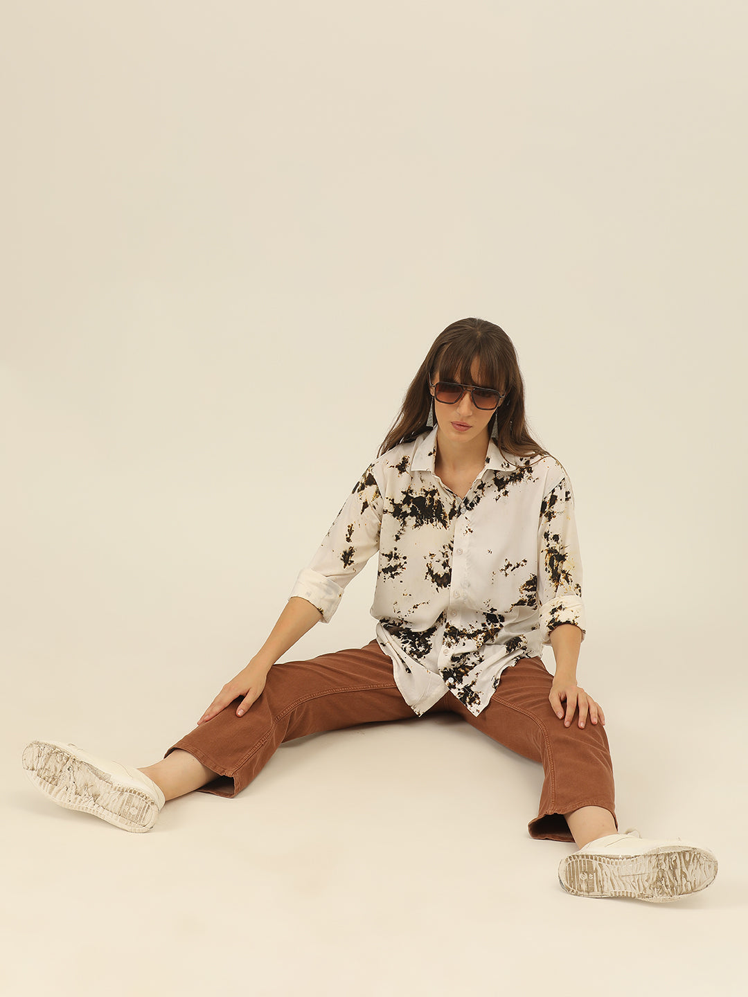 Sustainable Hand Tie Dye Women Shirt