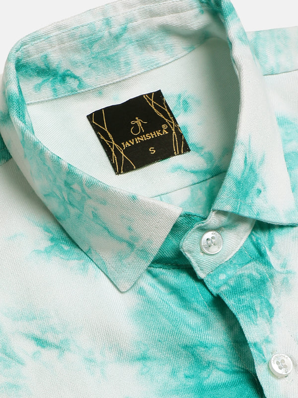 Pastel Hand Tie Dye Rayon Women Shirt