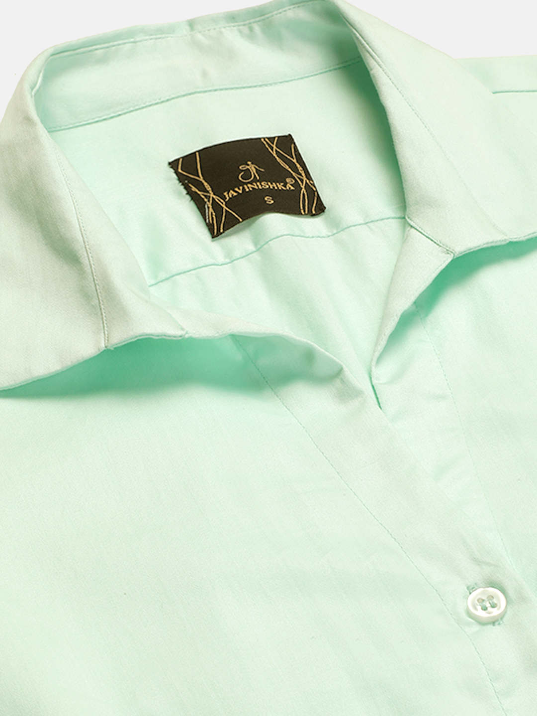 Finest Mint Green Egyptian Giza Cotton Women Formal Shirt