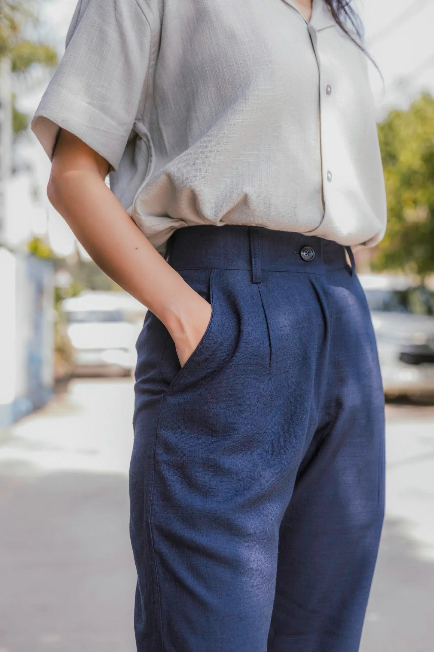 Women Linen Trousers