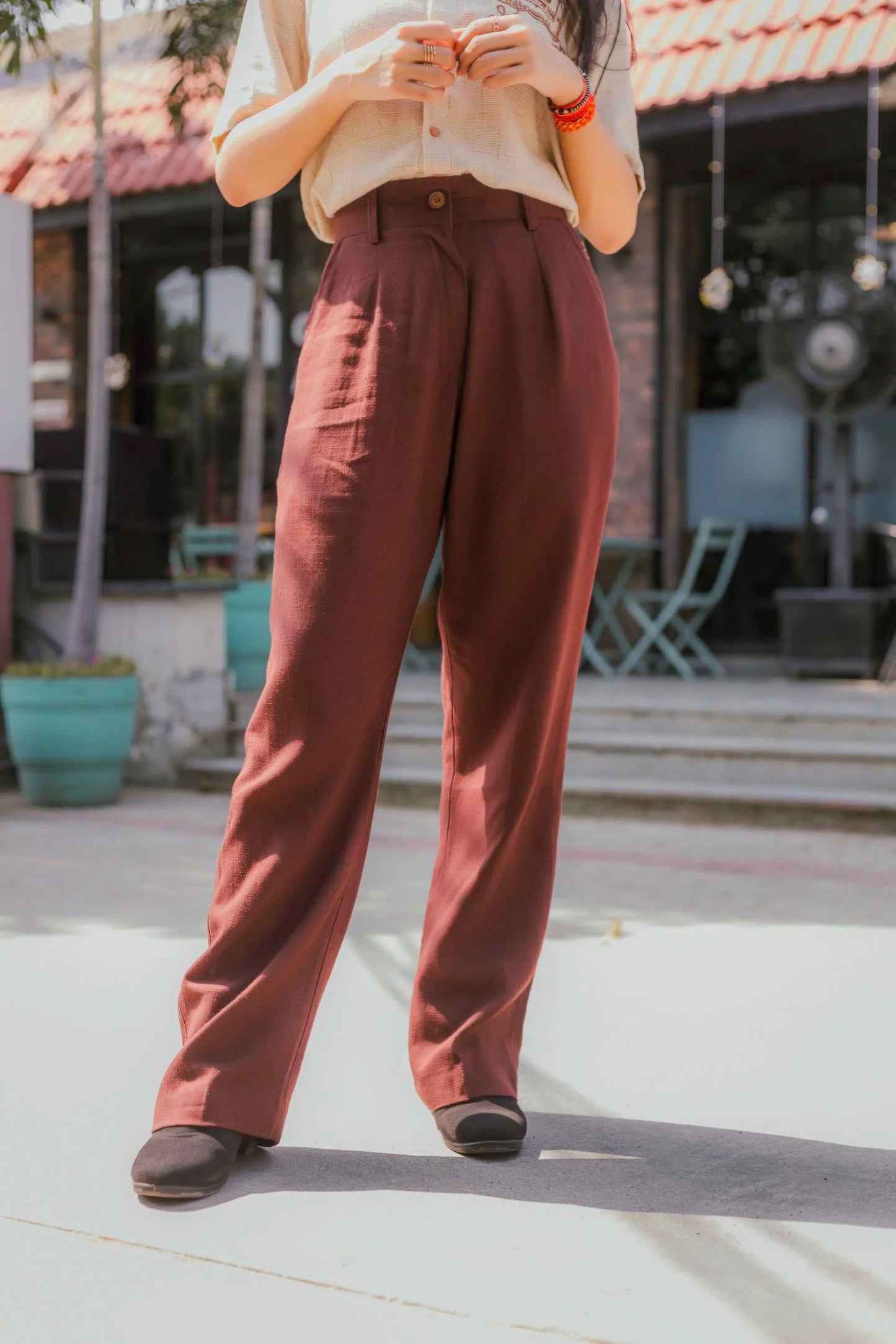 Women Linen Trousers