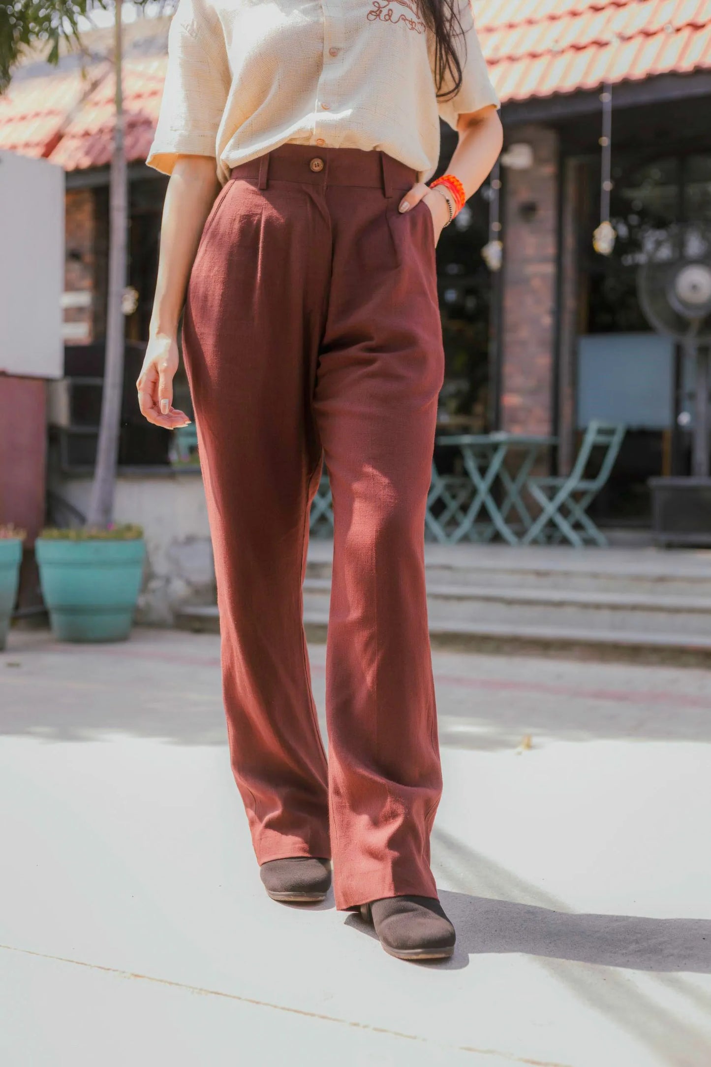 Women Linen Trousers