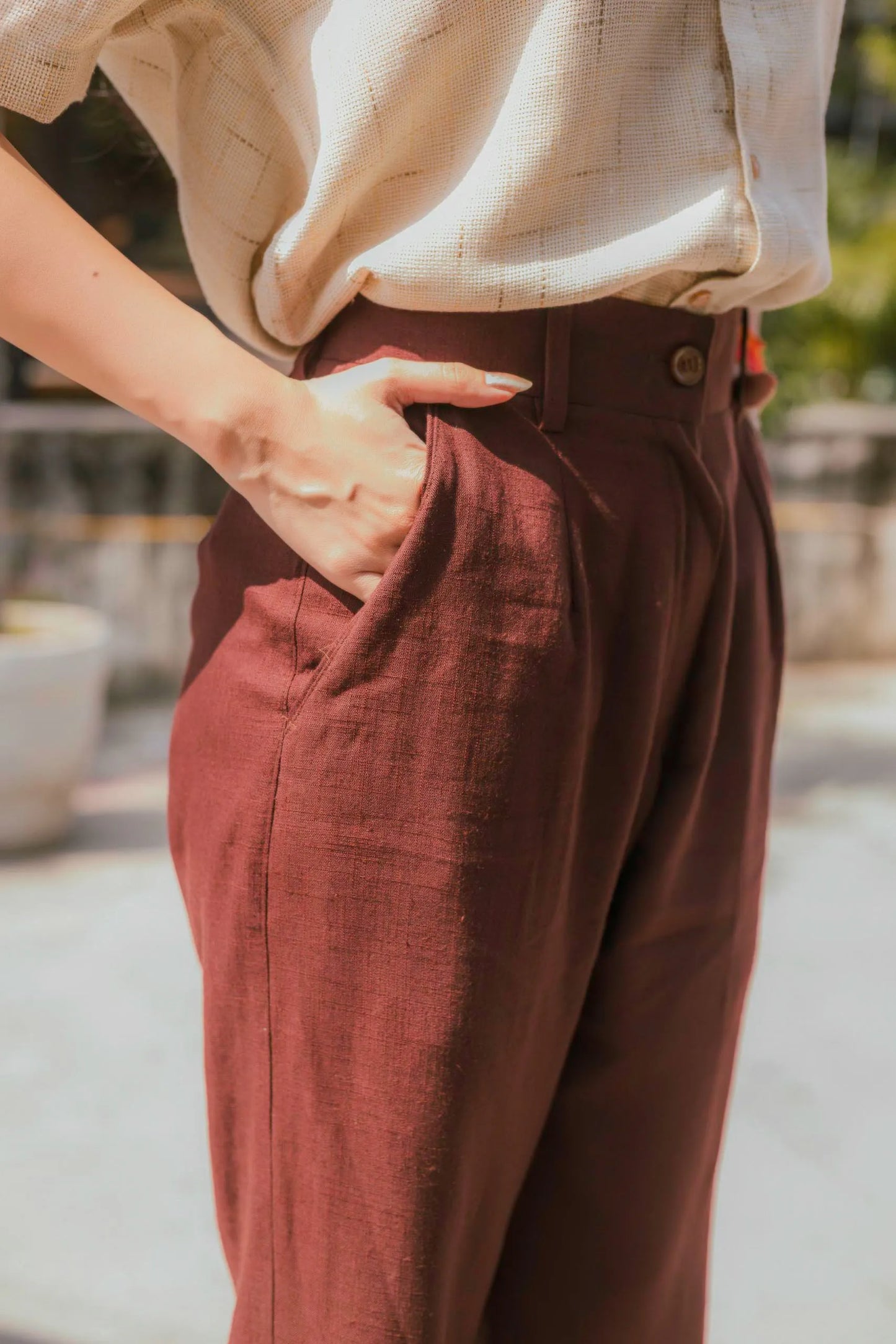 Women Linen Trousers
