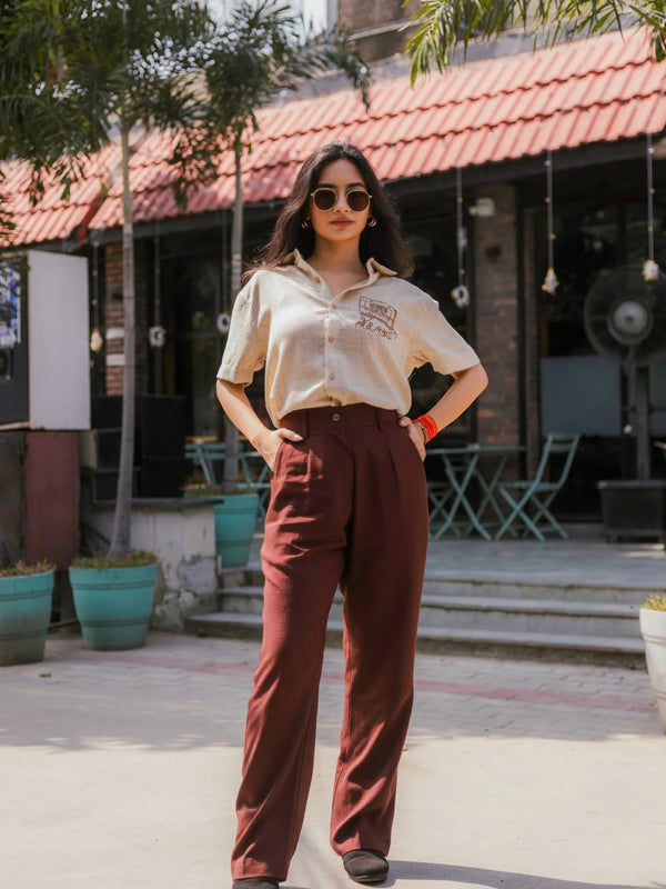 Women Linen Trousers