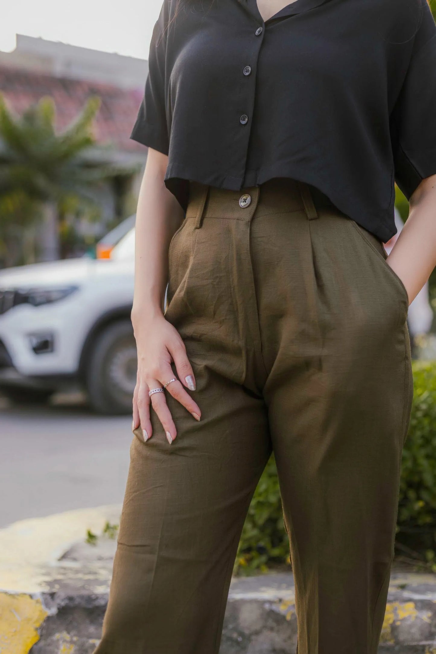 Women Linen Trousers
