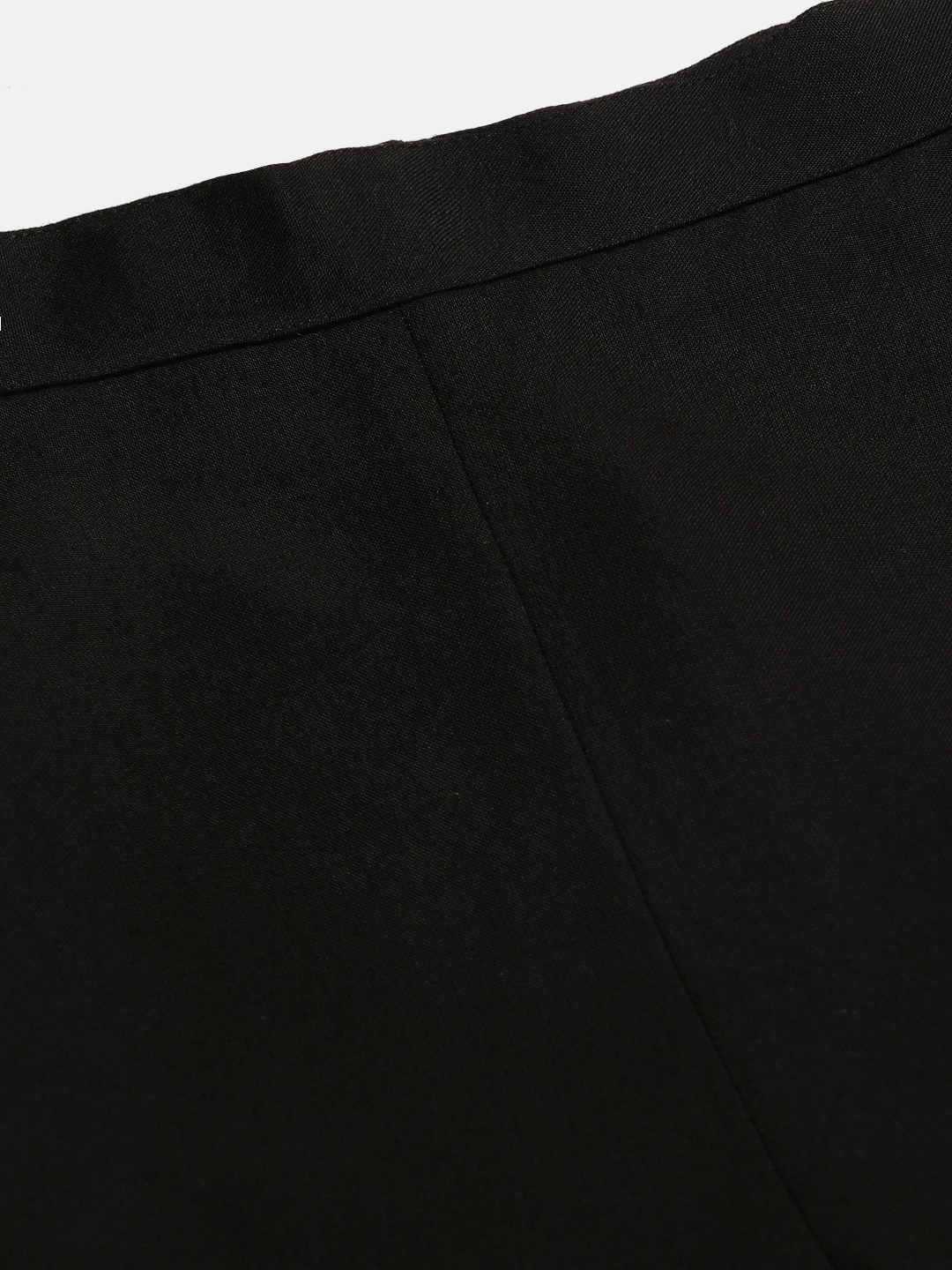 V-Neck Peplum Style Top & Trouser Rayon Co-ord Set