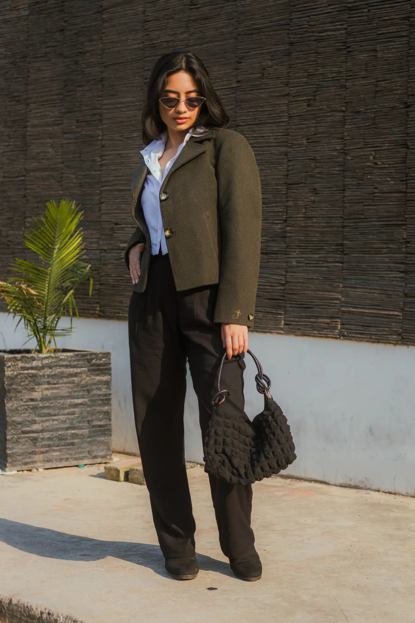 Women Crop Length Short Coat