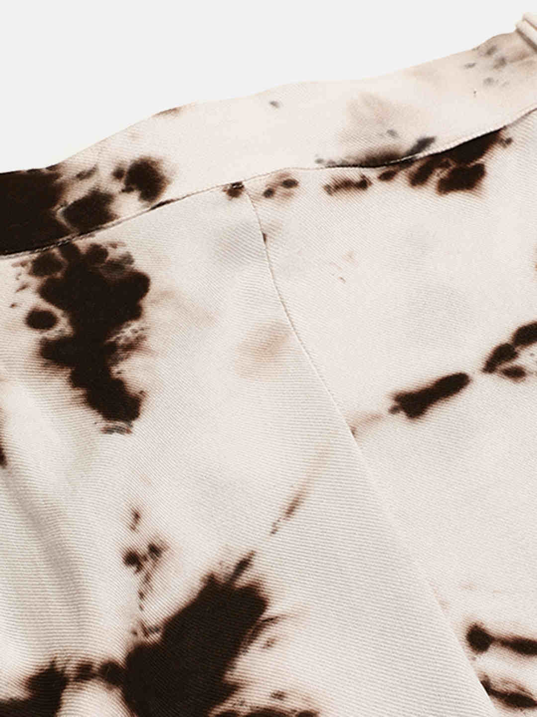 Sustainable Crop Top & Trouser Pashmina Rayon Designer Tie Dye Co-ord Set