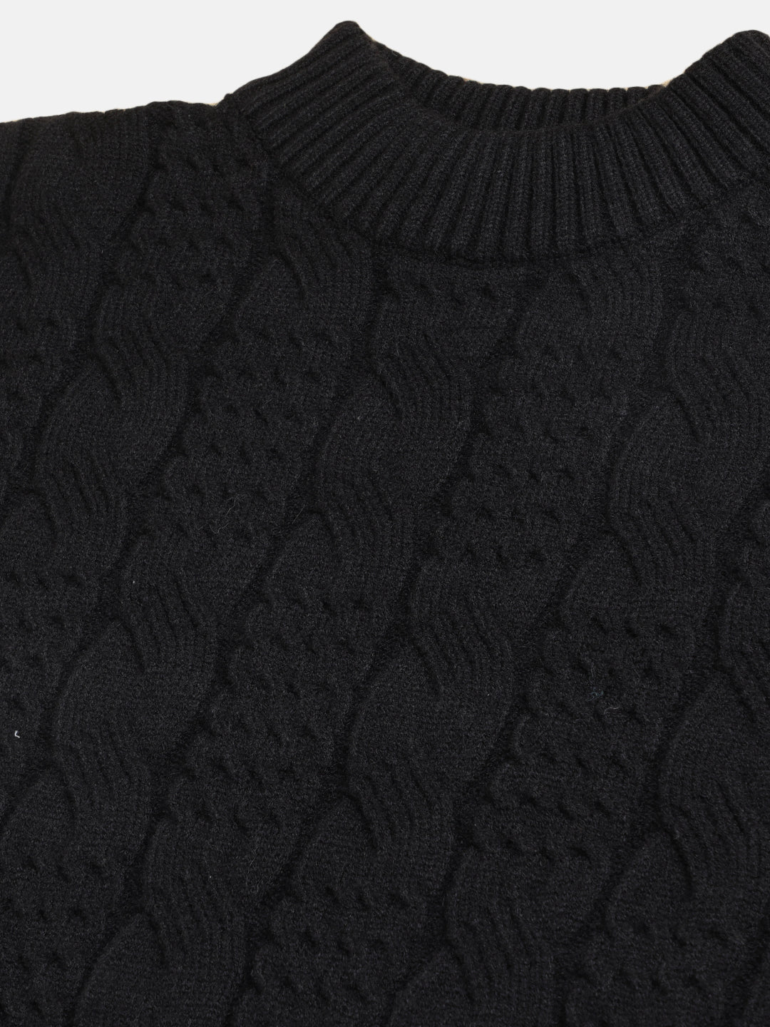 Heavy Cable Knitted Unisex Wool Unisex Sweater
