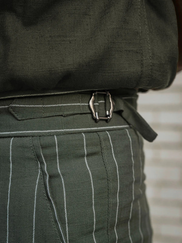 Striped Tailored Fit Gurkha Pants