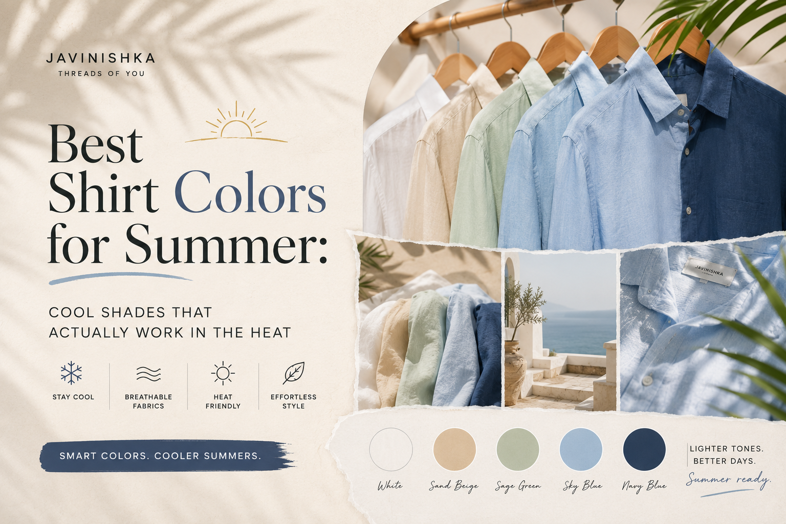 Best Shirt Colors for Summer: Cool Shades That Actually Work in the Heat