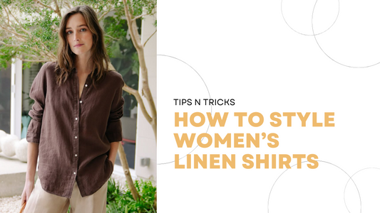 8 classic ways to Style a Women Linen Shirt