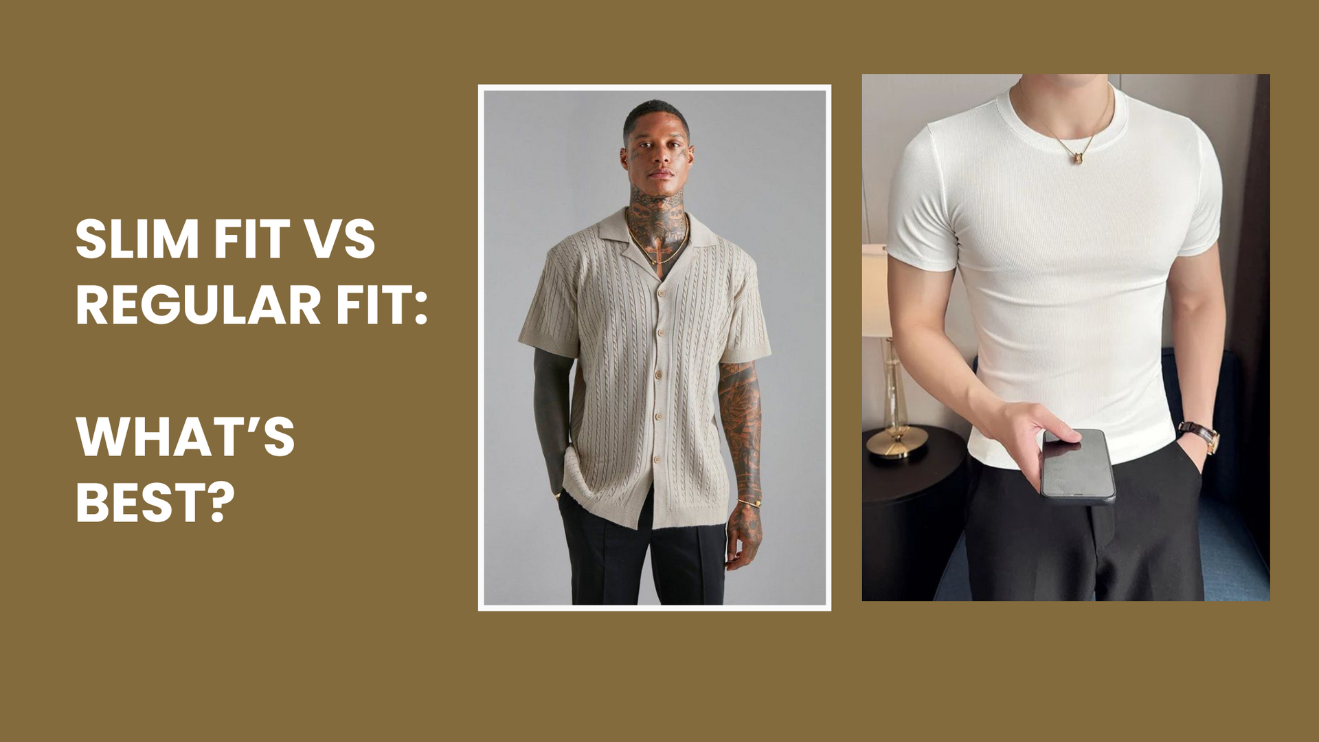Slim Fit vs Regular Fit- Which Style is Right for You?  JAVINISHKA