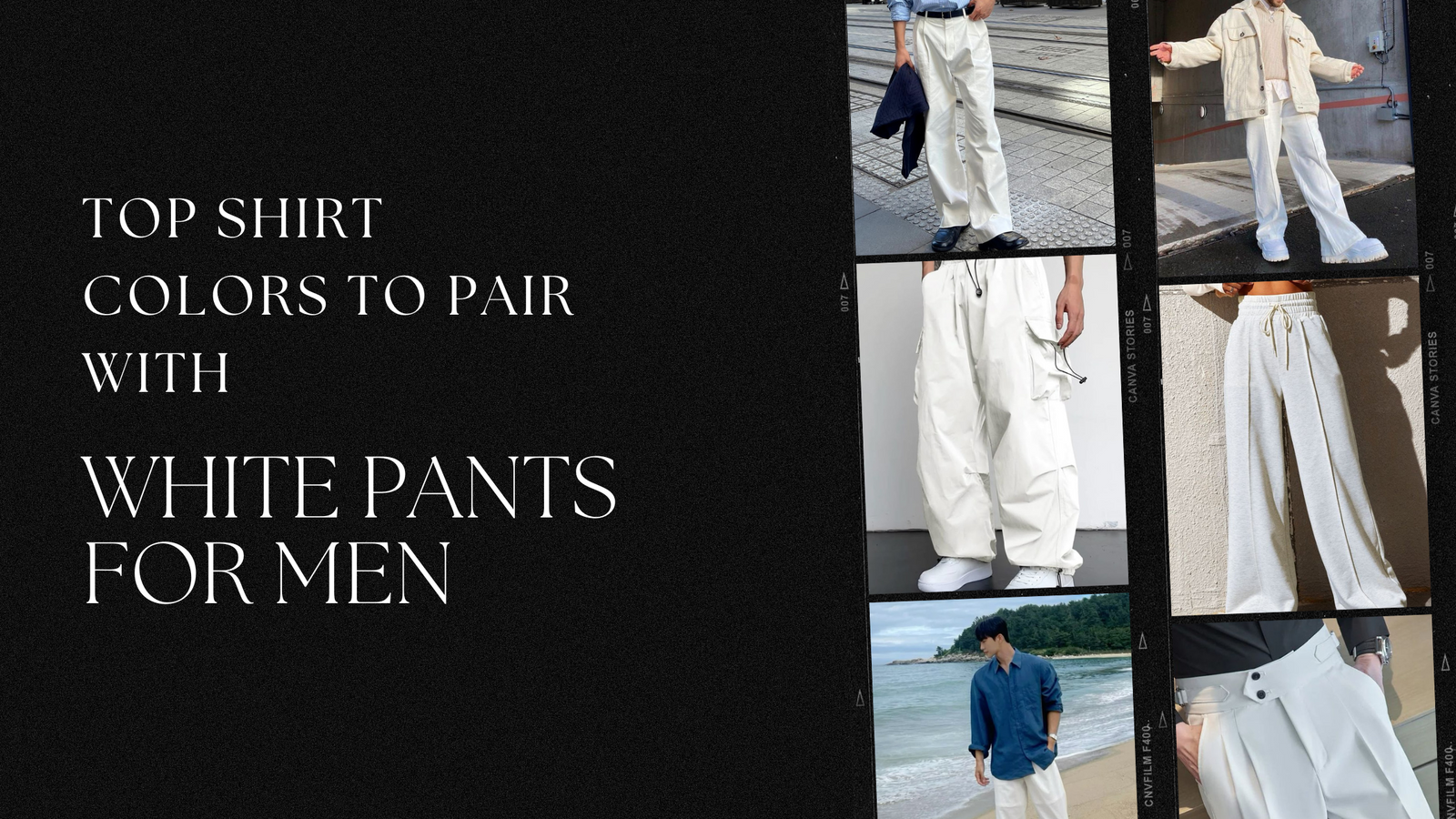 12+ White Pant Combination Shirts for Men