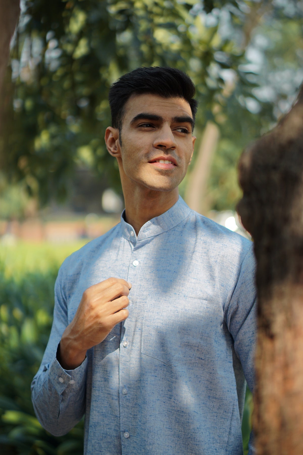 Premium Cotton Linen Regular Fit Solid Shirt