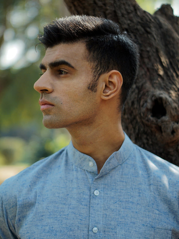 Premium Cotton Linen Regular Fit Solid Shirt