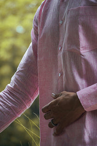 Pure Linen Regular Fit Solid Shirt