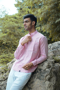 Pure Linen Regular Fit Solid Shirt