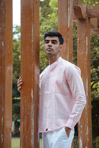 Pure Linen Regular Fit Solid Shirt