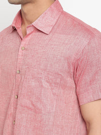 Pure Charkha Fabric Spun Men Regular Fit Shirt
