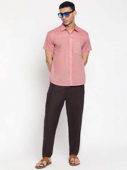 Pure Charkha Fabric Spun Men Regular Fit Shirt