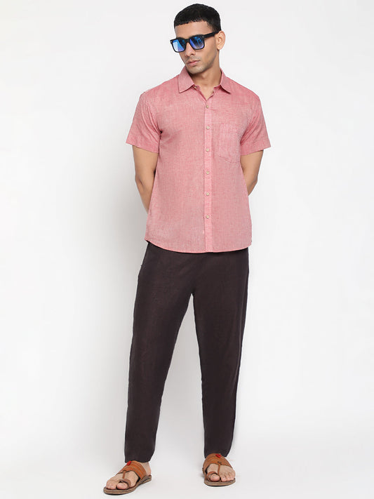 Pure Charkha Fabric Spun Men Regular Fit Shirt