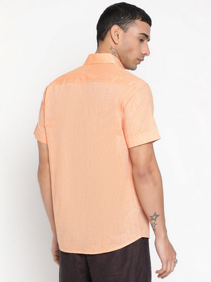 Pure Charkha Fabric Spun Men Regular Fit Shirt