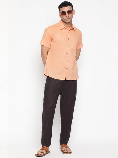 Pure Charkha Fabric Spun Men Regular Fit Shirt