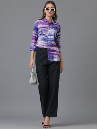 Sustainable Hand Tie Dye Women Rayon Shirt