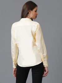 Finest Egyptian Giza Satin Women Formal Shirt