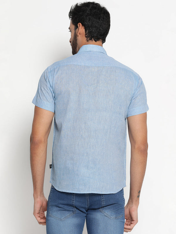 Pure Charkha Fabric Spun Men Regular Fit Shirt