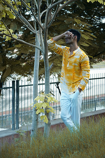 Modal Self-Designed Tie Dye Short Kurta
